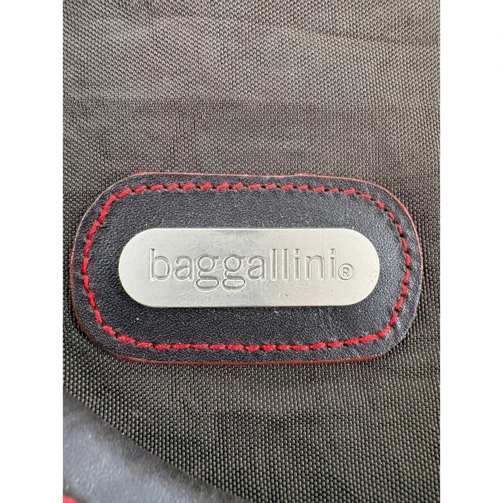 Baggallini‎ Laptop Briefcase Womens Large Travel Bag Brown Red Nylon Organizer